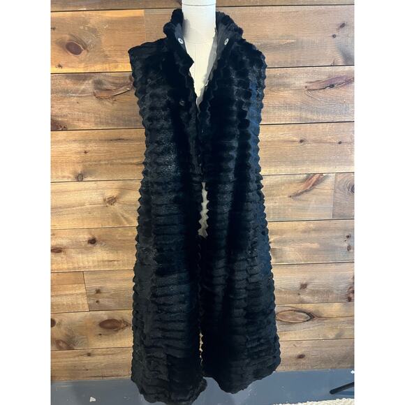 Jindo Furs Sport 3 in 1 Jacket Balloon Sleeve Full Length Coat Womans Size Small - Picture 3 of 10